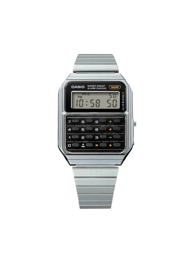 Casio CA-500WE-1A Vintage Calculator Men's Watch - Image 4